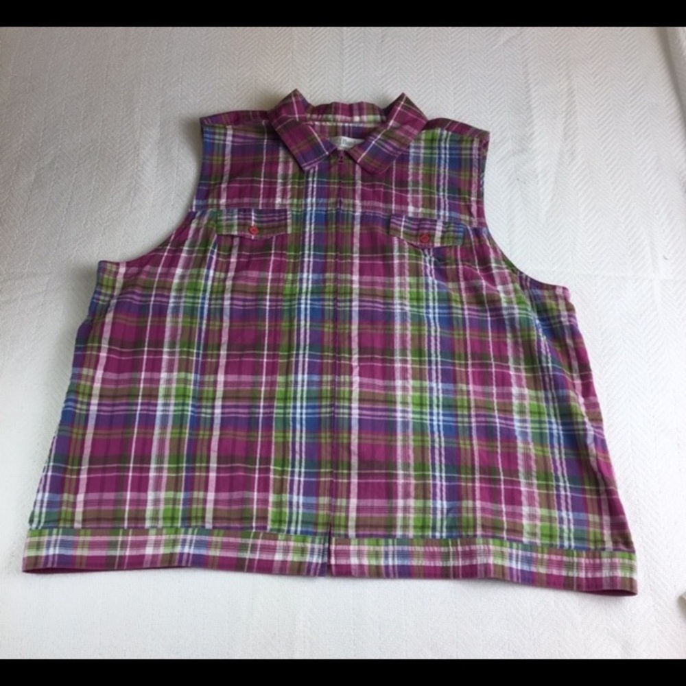 CJ Banks zip vest 2X